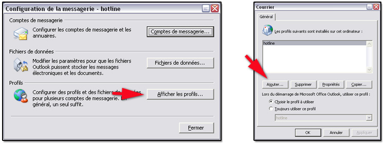 a3com exchange serveur configuration