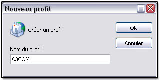 LE profil exchange A3COM